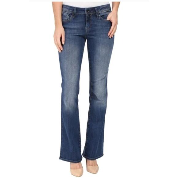 Mavi Gold "Ashley" Mid-Rise Bootcut Blue Jeans 27 NWT - Picture 4 of 7